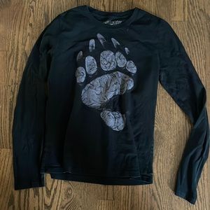 Long sleeve black bear Patagonia shirt